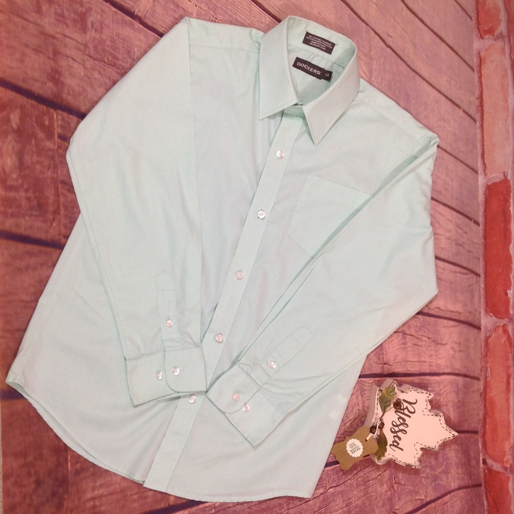 Dockers dress shirt button down Size 14